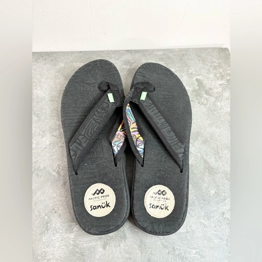 Sanuk Unisex Sling ST sandals in collaboration with the Pacific Pride Foundation
